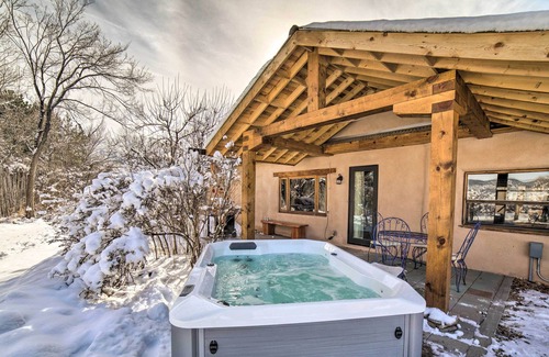 Taos House | Historic Adobe Home ~ 19 Mi to Ski Resort!