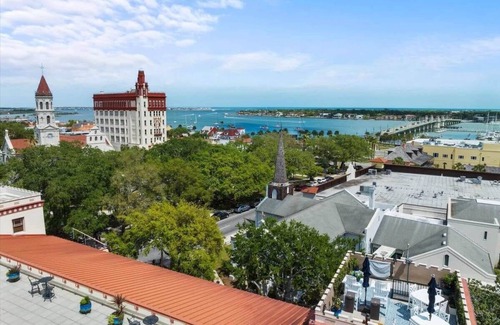 St. Augustine Historic District Condo | Historic Building with Bay Views & City Access