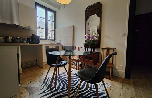 Cahors Old Town Apartment | Historic Heart of Cahors!Elegant yet Cozy large 2 large bedroom apartment!