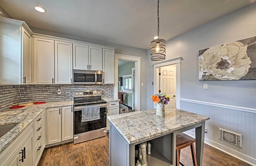 Noblesville House | Historic Noblesville Home w/Private Yard!