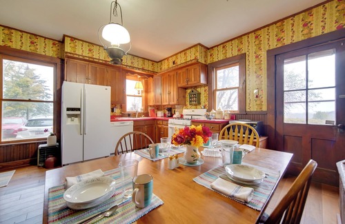 Chautauqua House | Historic Victorian Farmhouse w/Porch & Views!