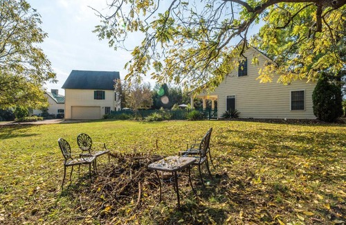 Linden Villa | Historic Virginia Wine Country Villa with Pool, Yard