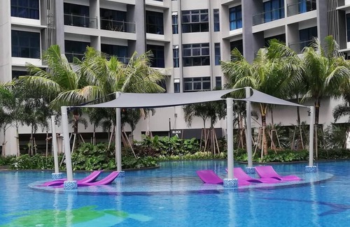 Malacca City Apartment | HMH Atlantis Family Apartment Big Pool with Splash