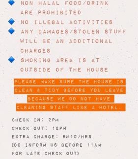 Si Rusa House | HnR HOMESTAY PORT DICKSON