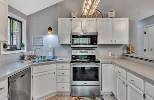 Huddleston House | Hokie Hideaway- Pet-friendly home with a natural beach and fire-pit to enjoy with the family.