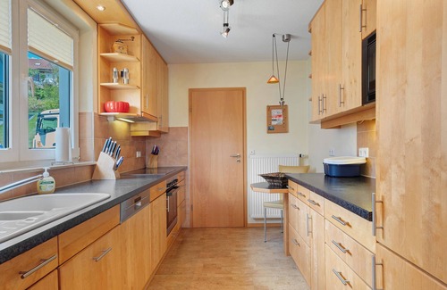 Furtwangen House | Holiday Home 'Am Kussenhof' with Mountain View, Balcony and Wi-Fi