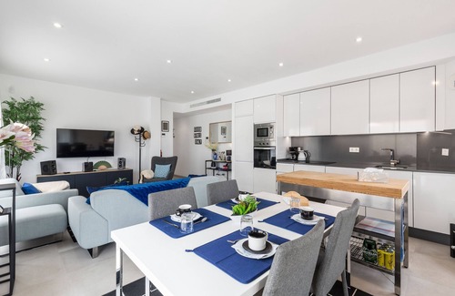 Santiago de la Ribera Apartment | Holiday Apartment "Senika" with Mountain View, Shared Pool & Wi-Fi