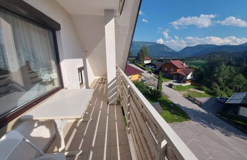 Bad Mitterndorf Apartment | Holiday apartment with balcony and nice view