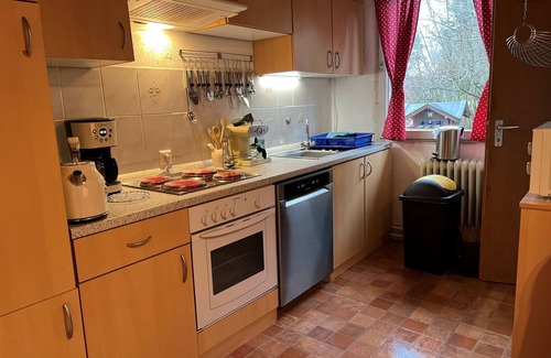Triberg im Schwarzwald Apartment | Holiday Apartment '1' with Mountain View, Shared Garden and Wi-Fi