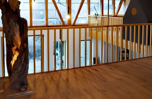 Schonach im Schwarzwald Apartment | Holiday Apartment 'Adlerhorst, 75 sqm' with Mountain View, Shared Terrace and Wi-Fi