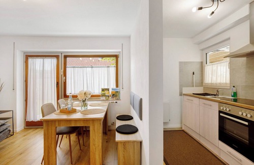Muensingen Apartment | Holiday Apartment 'Am Alenberg' with Private Terrace, Shared Garden and Wi-Fi