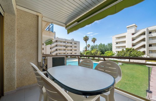 Cambrils Apartment | Holiday Apartment "Cambrils Park" with Sea View, Balcony & Shared Pool