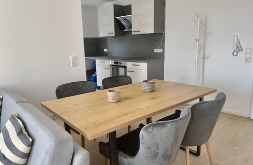 Altefaehr Apartment | Holiday Apartment 'Panoramablick' with Sea View, Balcony and Wi-Fi