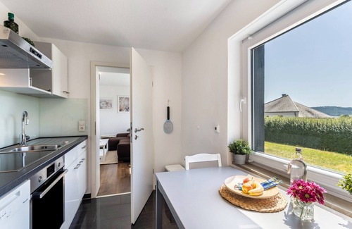 Balve Apartment | Holiday Apartment 'Panoramanest' with Private Terrace, Private Garden and Wi-Fi