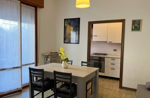 Viserbella Apartment | Holiday Apartment "Sole" with Sea View, Shared Garden & Wi-Fi