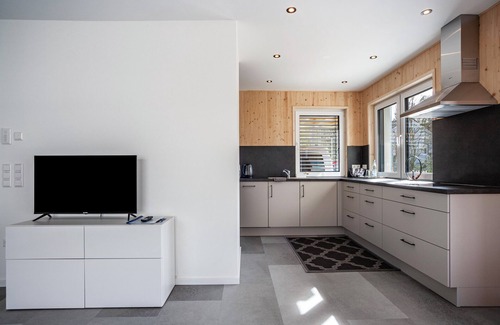 Bad Wurzach Apartment | Holiday Apartment 'Wohnen An Der Ach' with Private Garden, Balcony and Wi-Fi
