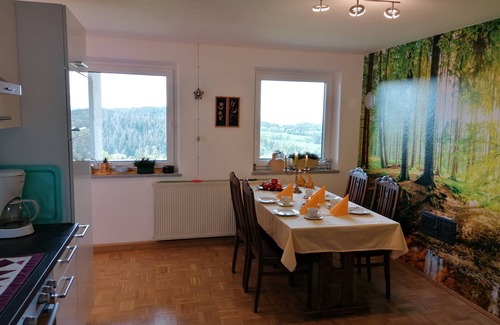Grainet Apartment | Holiday flat ‘Grabmeier - Number 2’ with mountain view, balcony and Wi-Fi