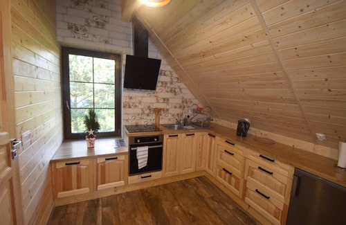 gmina Osiek House | Holiday Home in Skrzynia near Lake & Forest