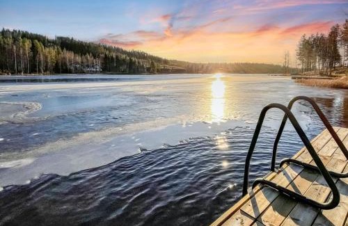 Kehys-Kainuu House | Holiday Home Rakkaranta d- beach house- two skipasses by Interhome