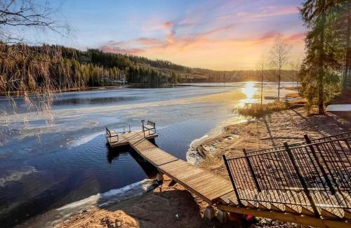 Kehys-Kainuu House | Holiday Home Rakkaranta d- beach house- two skipasses by Interhome