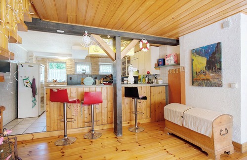 Muritz House | Holiday Home 'Rustikales Ferienhaus' with Private Terrace, Wi-Fi and Air Conditioning