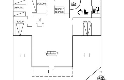 Toftum House | Holiday Home Thythkil - 3km from the sea by Interhome