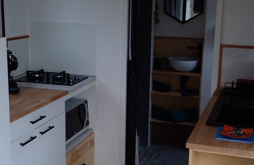Plouezec House | Holiday Home 'Tiny House' with Private Terrace and Shared Garden