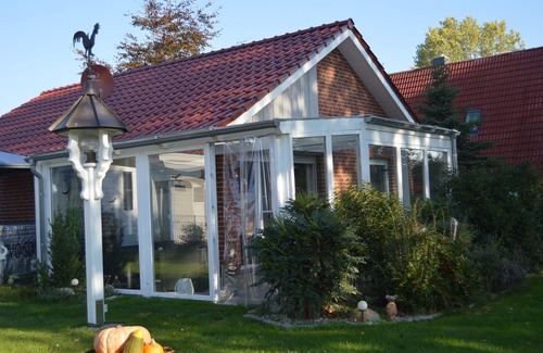 Conneforde House | Holiday house stork nest on the amber lake with outdoor whirlpool and sauna