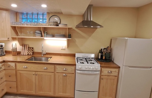 Vernon County House | Holistic Guest House, outdoor sauna, waterfall & pond in delightful Chaseburg WI