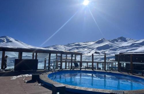 Valle Nevado Apartment | HOM I Edif Mirador del Inca Valle Nevado Piscina 10PAX