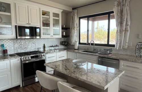 East Mesa House | home backs to the state park, heated saltwater pool and jacuzzi