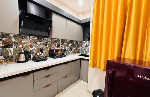 Indore Apartment | Home Escape 1BHK Bliss with Balcony Near Mahalaxmi Nagar