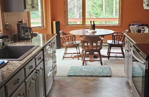 Cooper Landing House | Home nestled in a private forest setting, mountain views, walk to Kenai Lake.