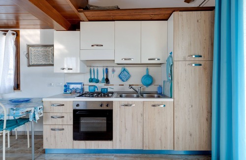 San Giovanni di Sinis Villa | Home Villino Turchese on the Beach with Ocean View, Terrace
