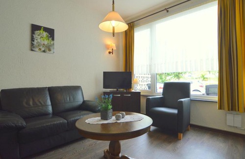 Strucht Apartment | Homely Apartment in Schin op Geul with Terrace