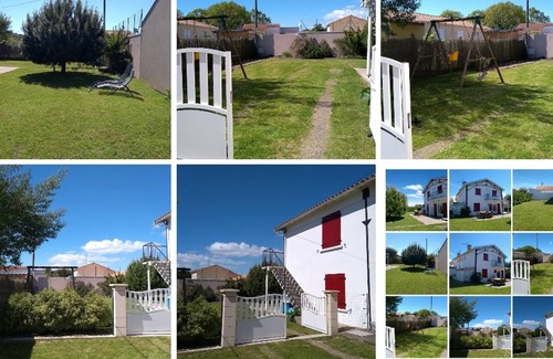 Marennes House | Homerez - 200 m away from the beach! House for 8 ppl. with garden at Marennes
