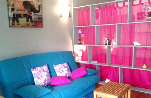 L'Autre-Bord Apartment | Homerez - 30 m away from the beach! Studio for 2 ppl. with garden at Le Moule