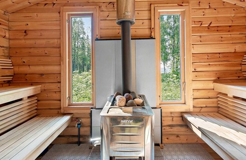 Kalix Municipality House | Homerez - Amazing house for 7 ppl. with sauna, sea view and terrace at Kalix