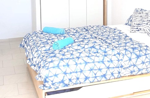 Haniotis Apartment | Homerez - Appartement for 4 ppl. with sea view and balcony at Chaniotis