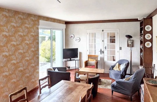 Donville-les-Bains House | Homerez - Big house 1 km away from the beach for 13 ppl. at Donville-les-Bains