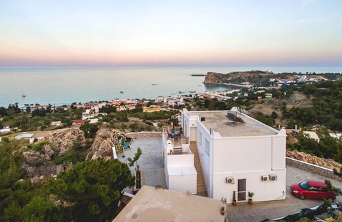 Stegna House | Homerez - House 800 m away from the beach for 8 ppl. with jacuzzi at Rhodes