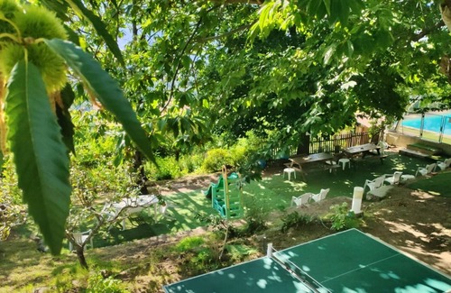 Evisa Ski Chalet | Homerez - Nice chalet for 4 ppl. with shared pool, garden and terrace at Évisa