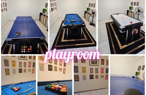 Shah Alam Apartment | Homestay MAHLIGAI VIEW near Masjid Shah Alam, UITM Shah Alam, I-City, stadium shah alam, SACC, PKNS, IDCC, MSU, 17 min kuala lumpur & klang, max 10 people, free food, snooker, pingpong, indoor games, swimming pool, fast wifi