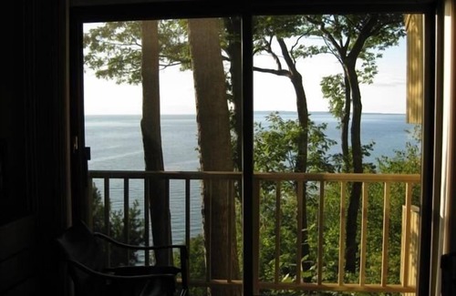 Maple City Condo | Homestead condo, Beautiful View of Lake MI & Manitou Island