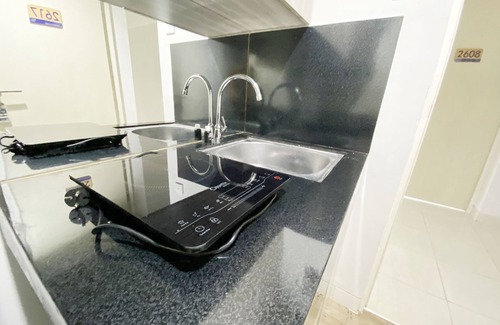 Semarang Apartment | Homey And Cozy Living Studio Amartha View Apartment