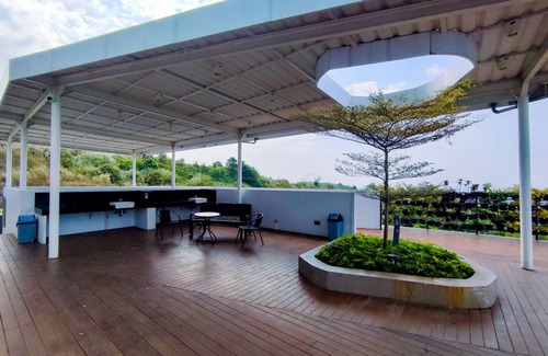 Semarang Apartment | Homey And Cozy Living Studio Amartha View Apartment