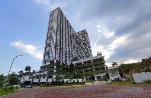 Semarang Apartment | Homey and Cozy Living Studio Amartha View Apartment By Travelio