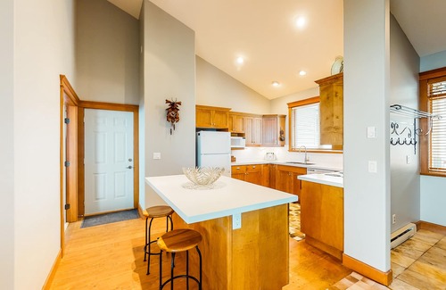 Big White Ski Resort House | Homey mountain condo w/ski-in/ski-out access, private hot tub & free WiFi