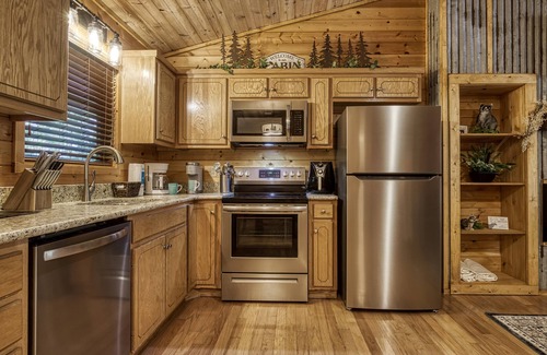 Gatlinburg - Pigeon Forge Cabin | Honeymoon/Anniversary Pigeon Forge Secluded Cabin-Mountain View-Dog Friendly