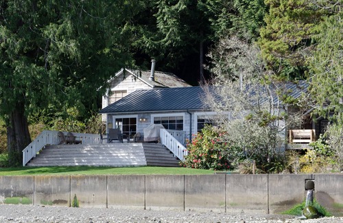 Hoodsport Cabin | Hood Canal, 1930's Beach Cabin. 315' Cove with Oysters!
